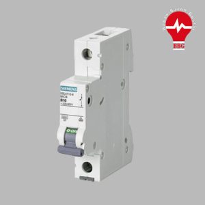 کلید مینیاتوری زیمنس 1 پل 10 آمپر 6 کیلو آمپر 5SL6110-7