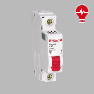 کلید مینیاتوری -تک پل-50آمپر-6 کیلو آمپر HIMEL سری HDB6sN1C50