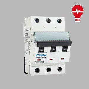 کلید مینیاتوری،3 پل،3 فاز ،16 آمپر،10 کیلو آمپر، HYUNDAI سری HGD 63H