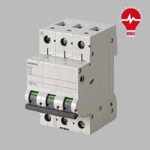 کلید مینیاتوری زیمنس 3 پل 40 آمپر، 6 کیلو آمپر 5SL6340-7