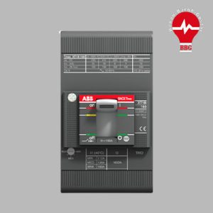 کلید اتوماتیک 100 آمپر ABB قابل تنظیم حرارتی-مغناطیسی XT1C160TMD-1SDA067397R1