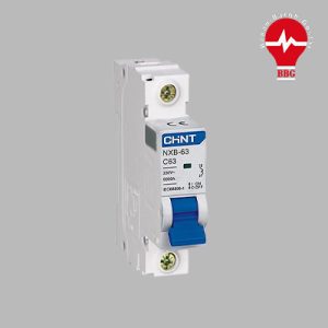 کلید مینیاتوری،تک پل،تک فاز 32 آمپر،6 کیلو آمپر، CHINT سری NB1-63/1P C32