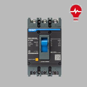 کلید اتوماتیک 100 آمپر CHINT غیرقابل تنظیم حرارتی-مغناطیسی (36KA) NXM-125F/3300