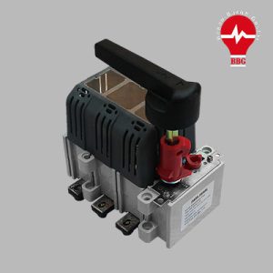 کلید فیوز گردان قابل قطع زیر بار 160 آمپر زاویر دسته معمولی مدل ZTF01 (بدون فیوز داخل)