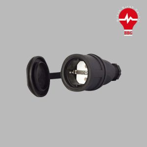 مادگی لاستیکی ارت دار با درب بندی S25 پارسا