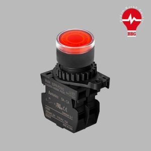 شستی استپ چراغ دار 220V آتونیکس S2PR-P3RBL